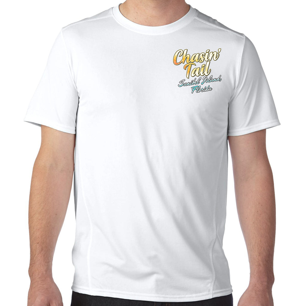 Sanibel Island, FL Chasin' Tail Performance Tech T-Shirt