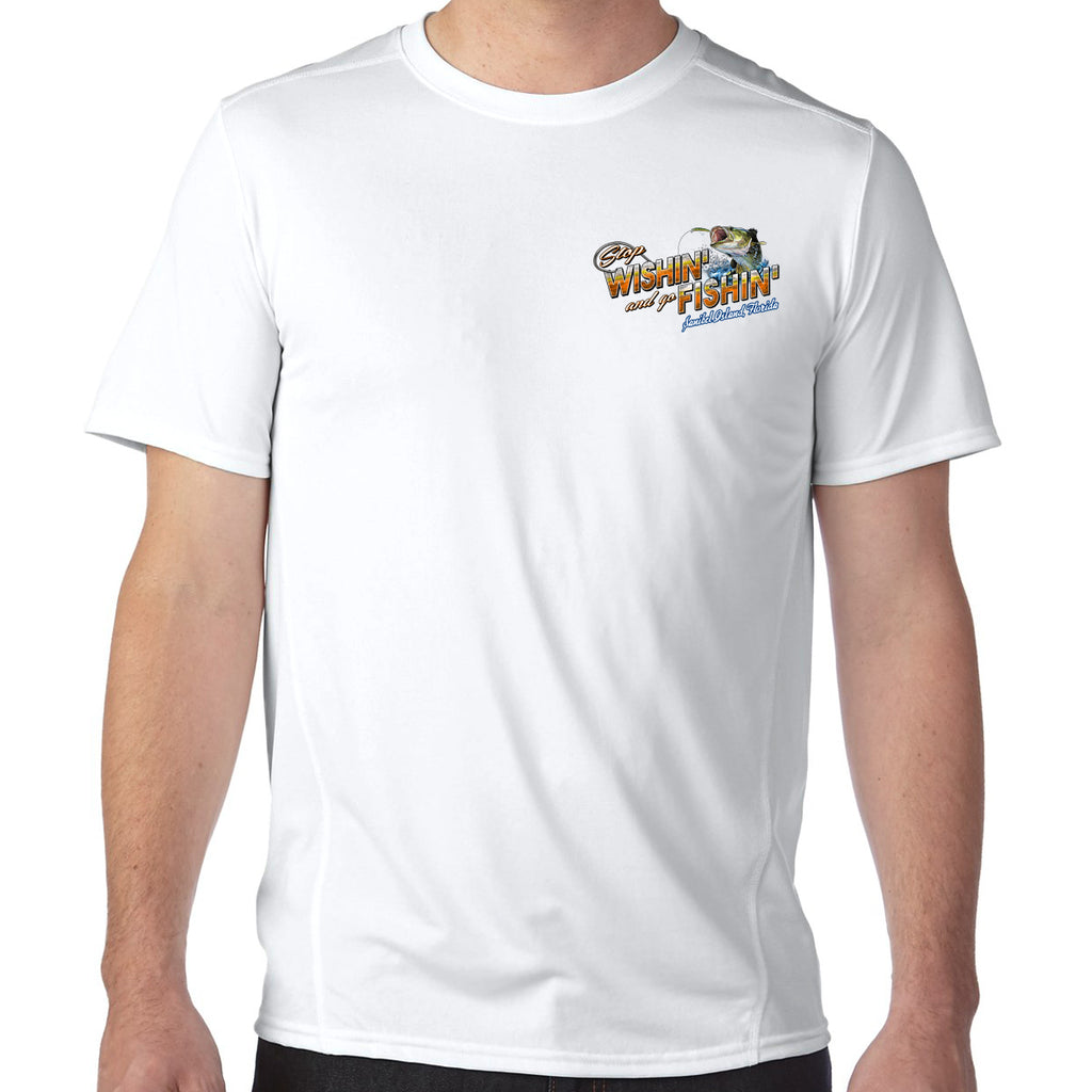 Sanibel Island, FL Stop Wishin', Go Fishin' Performance Tech T-Shirt