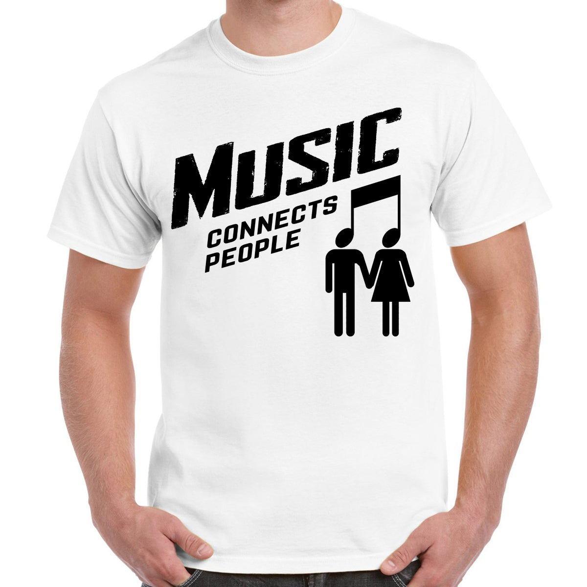 DTGZ) Music Connects T-Shirt – zshirtco DTGZ) Music Connects T-Shirt – zshirtco